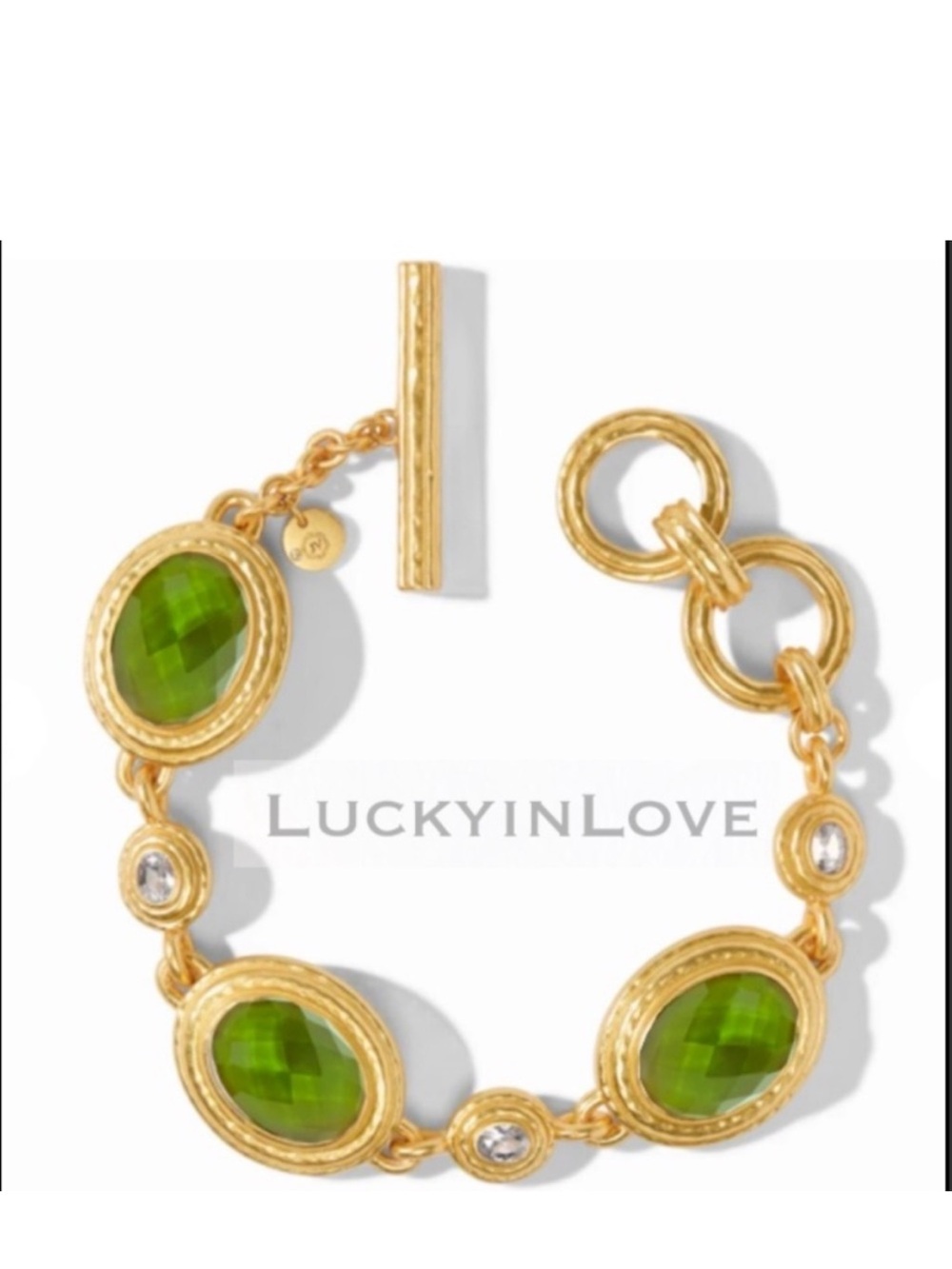JULIE VOS® Tudor Stone Bracelet Iridescent Green